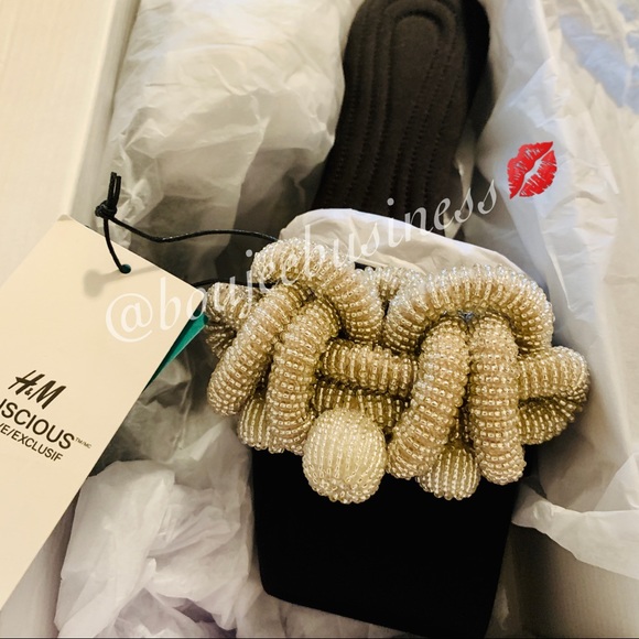 Re-stocked H&M Satin Beaded Slides - Picture 9 of 9